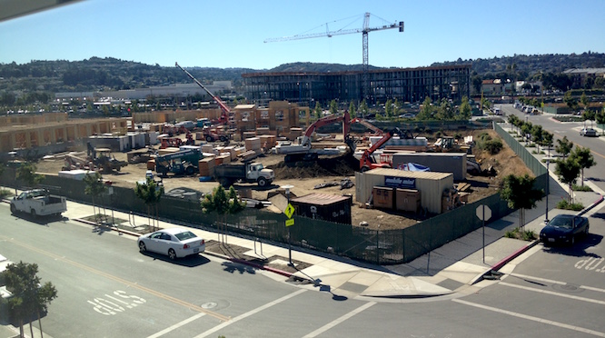 Bay Meadows mixed-use village continues its rapid build-out.