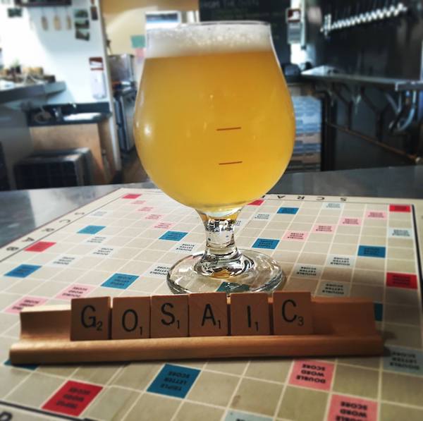 Games, such as Scrabble, are a core part of the Fieldwork taproom experience.