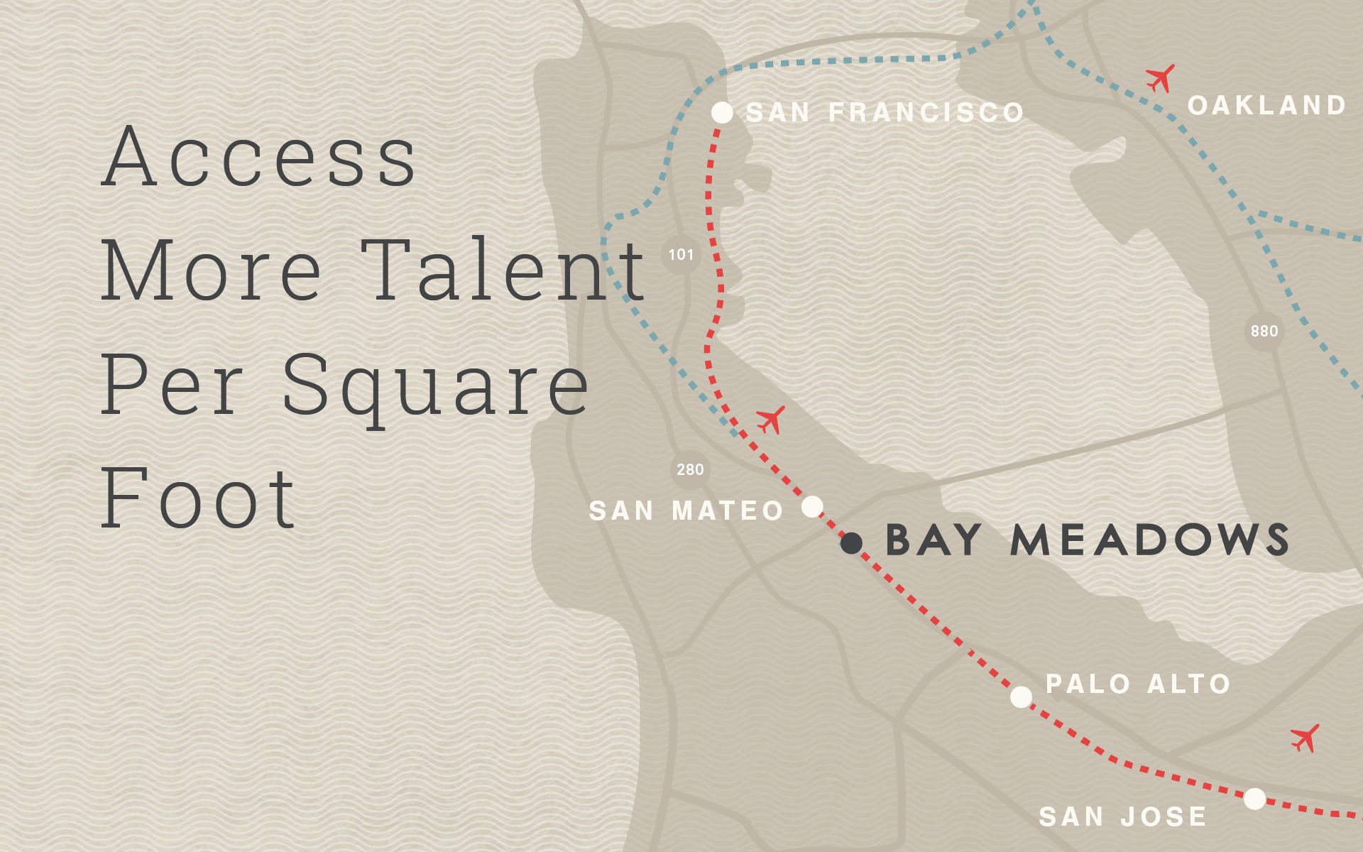 Access more talent per square foot