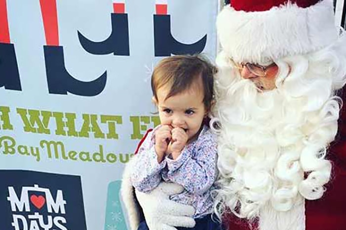 Bay Meadows Santa Claus