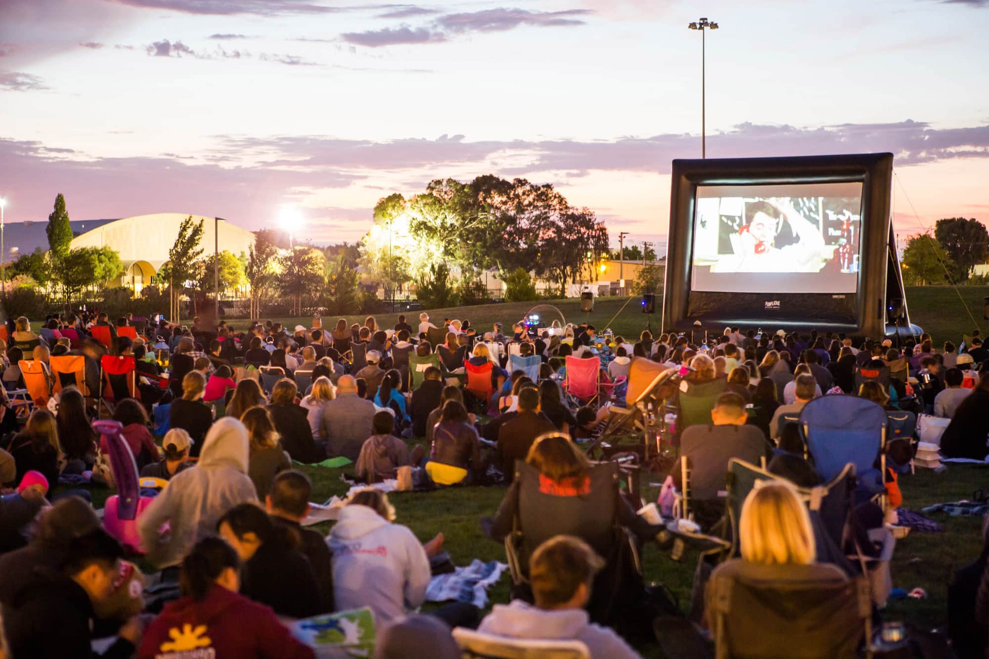 Bay Meadows Movie in the Park